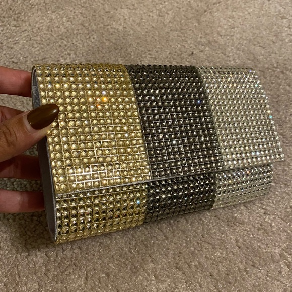 Tri metallic purse/clutch - Picture 2 of 7
